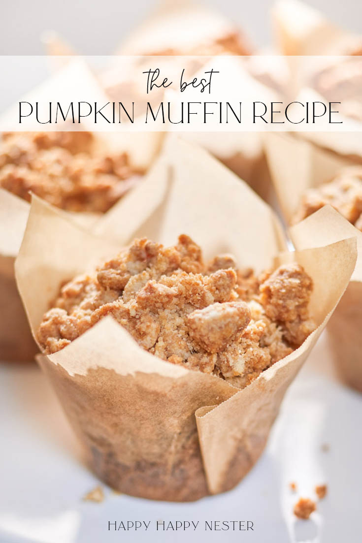 pumpkin muffins recipe pin