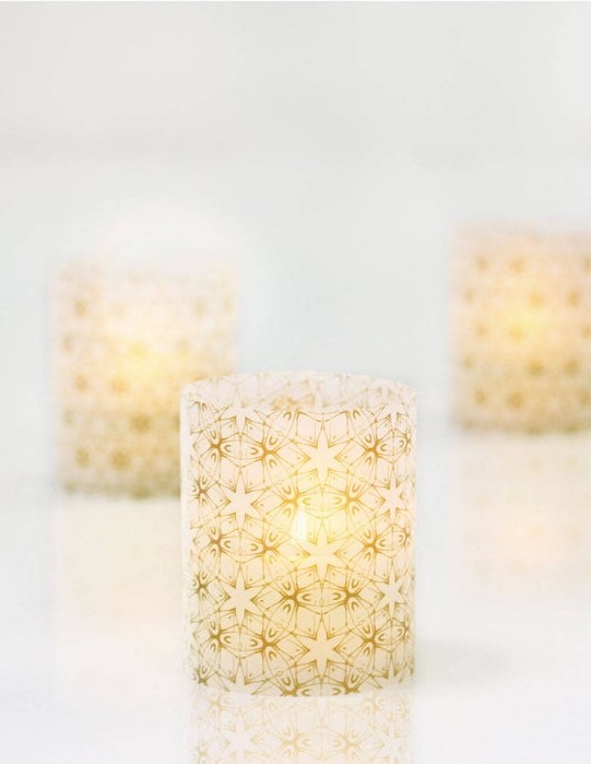 vellum lantern votives