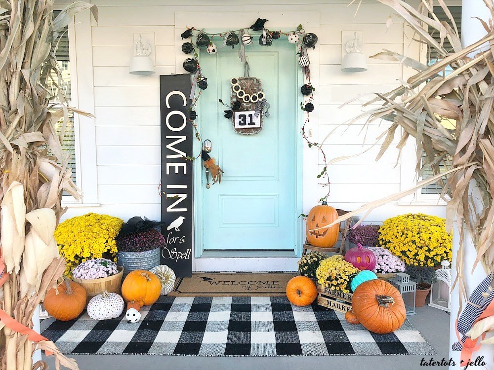 Halloween front porch ideas
