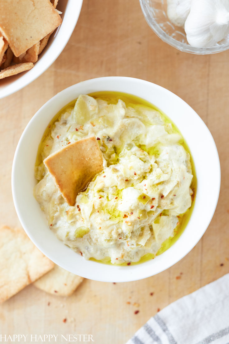 yummy gourmet artichoke dip