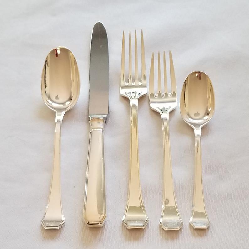 vintage silverware for special dinner parties