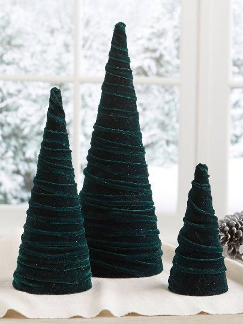 velvet christmas tree