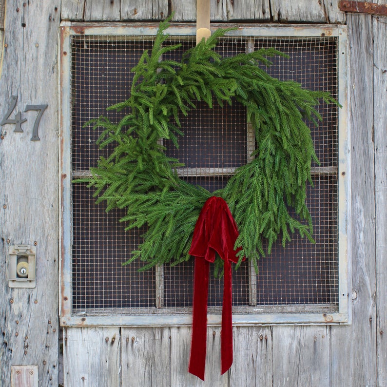 fir christmas wreath