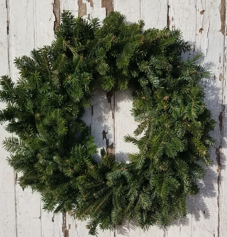 fresh fir wreath