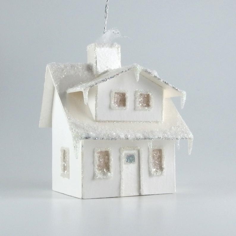 miniature paper houses