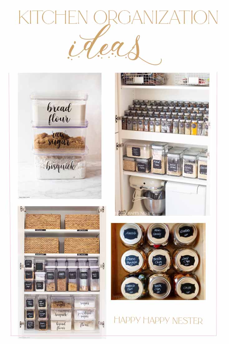 kitchen organization ideas diy pin