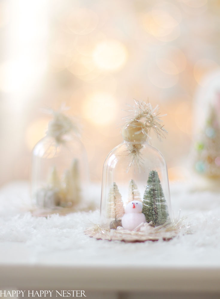 make your own ornament with a cloche