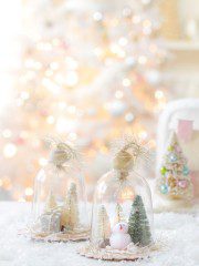 make your own ornament with a mini cloche 2
