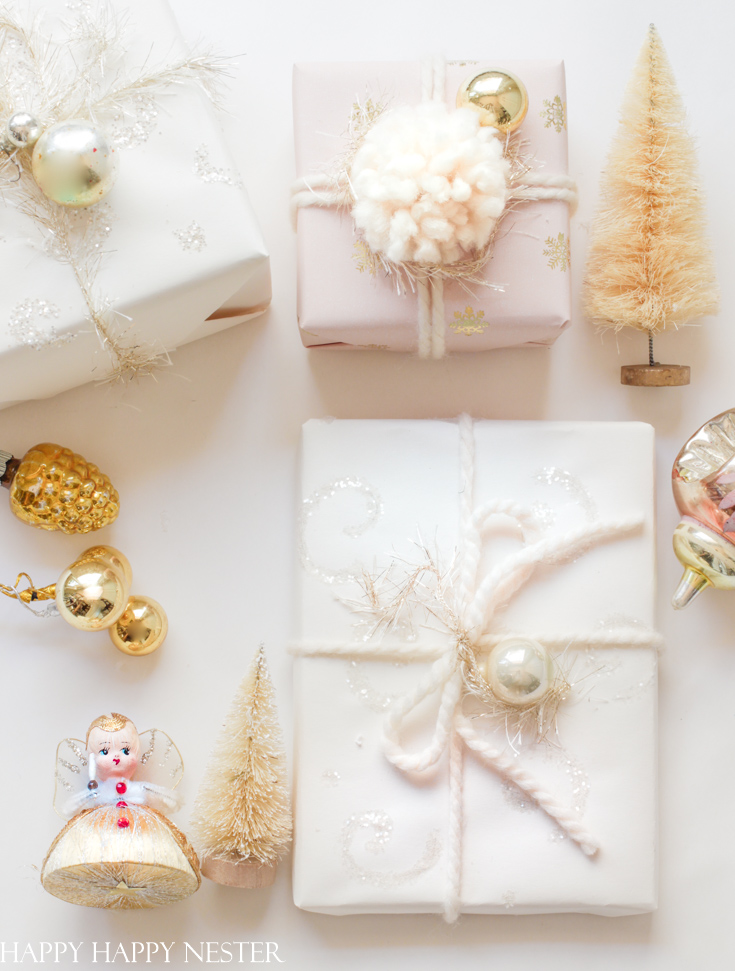 make your own wrapping paper for the holidays