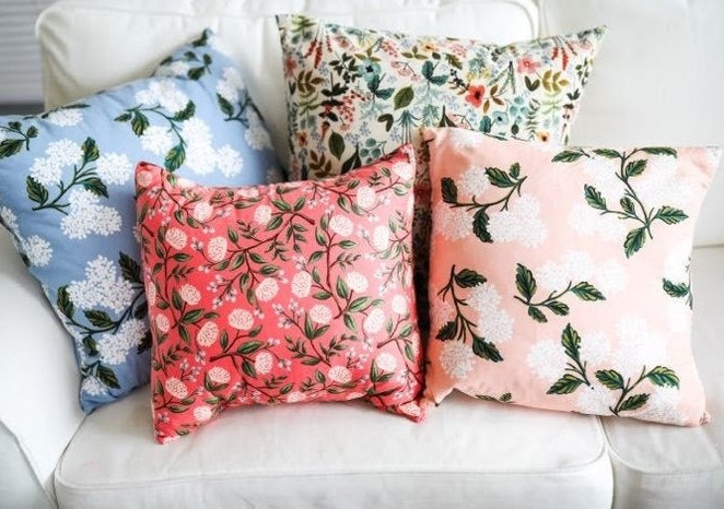 Rifle Paper Co Beautiful Pillows - Happy Happy Nester