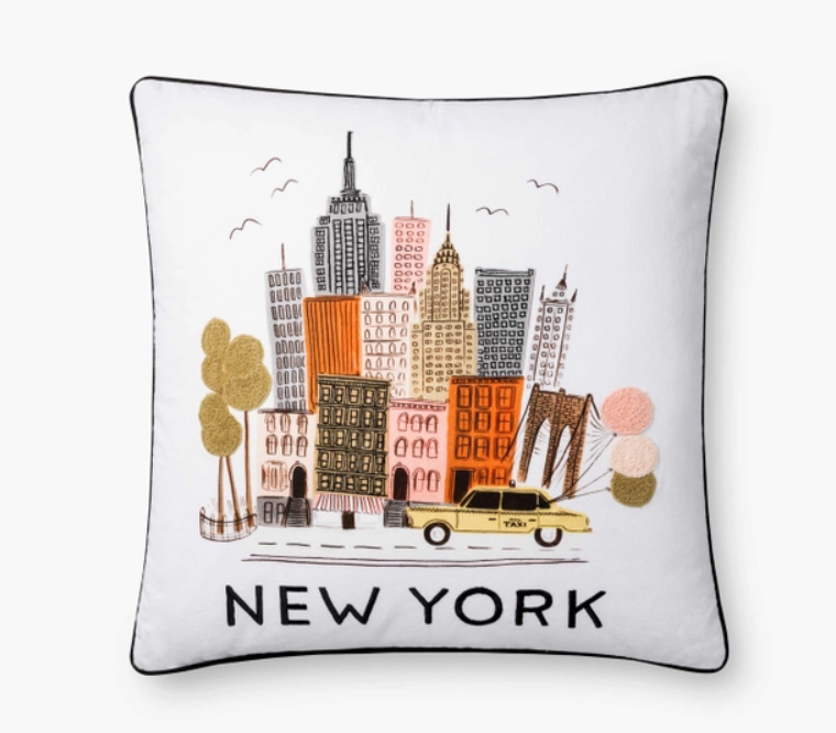 Cute New York pillow