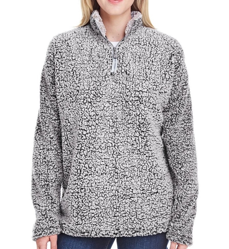 sherpa fleece sweatshirt