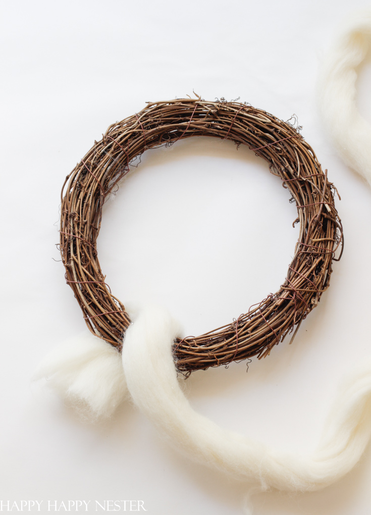 easy wreath tutorial