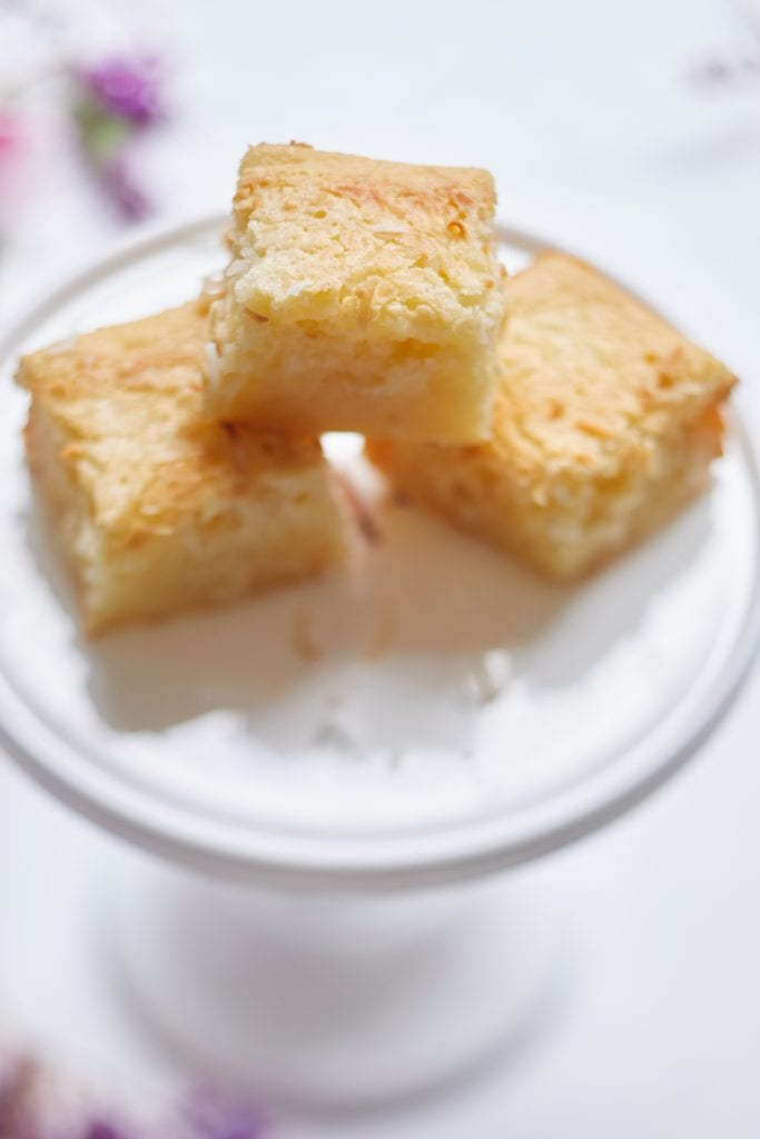 Butter Mochi Recipe Mochiko Flour Happy Happy Nester