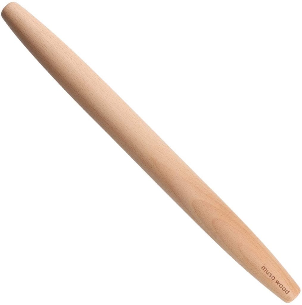 Folksy Super Kitchen Adjustable Rolling Pin with Thickness Rings for Baking  -Non Stick Stainless Steel Dough