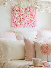 DIY Flower Wall Hanging For The Bedroom