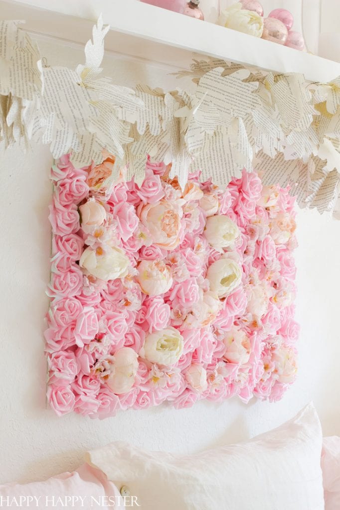 How to Make a DIY Flower Wall