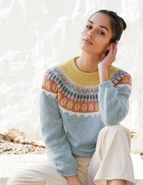 fair isle hand knit sweaters