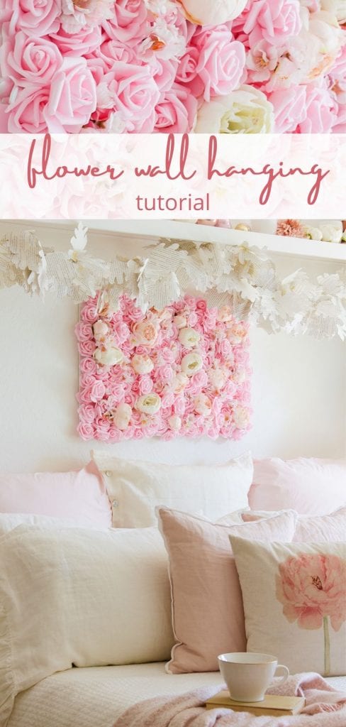 DIY flower wall hanging pin