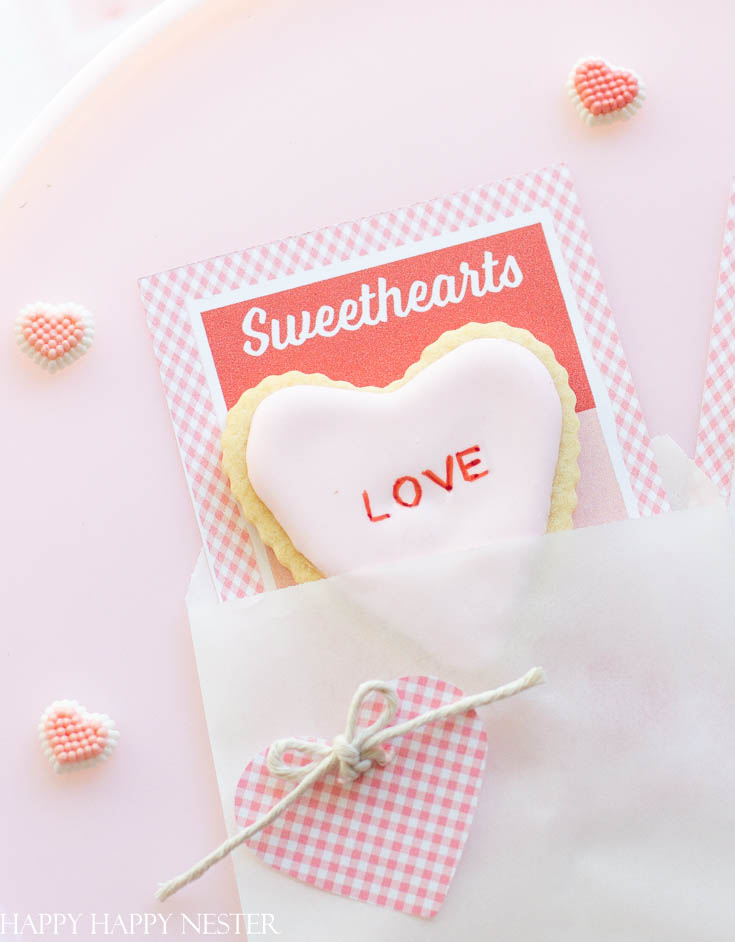 valentine's day cookie card