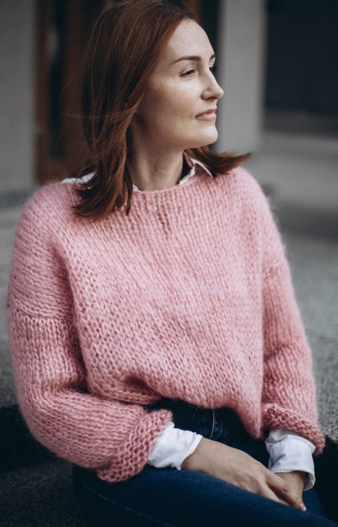 Womens Clothing Jumpers and knitwear Cardigans Ganni Soft Wool Knit Jumper in Pink 