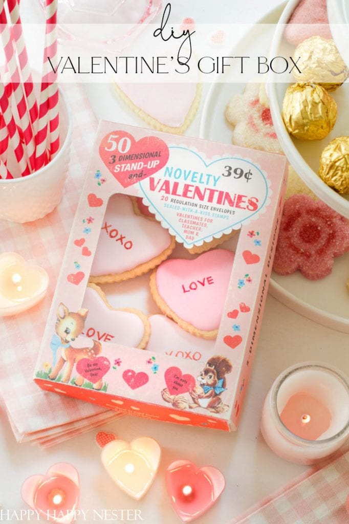 valentine's gift box easy diy pin