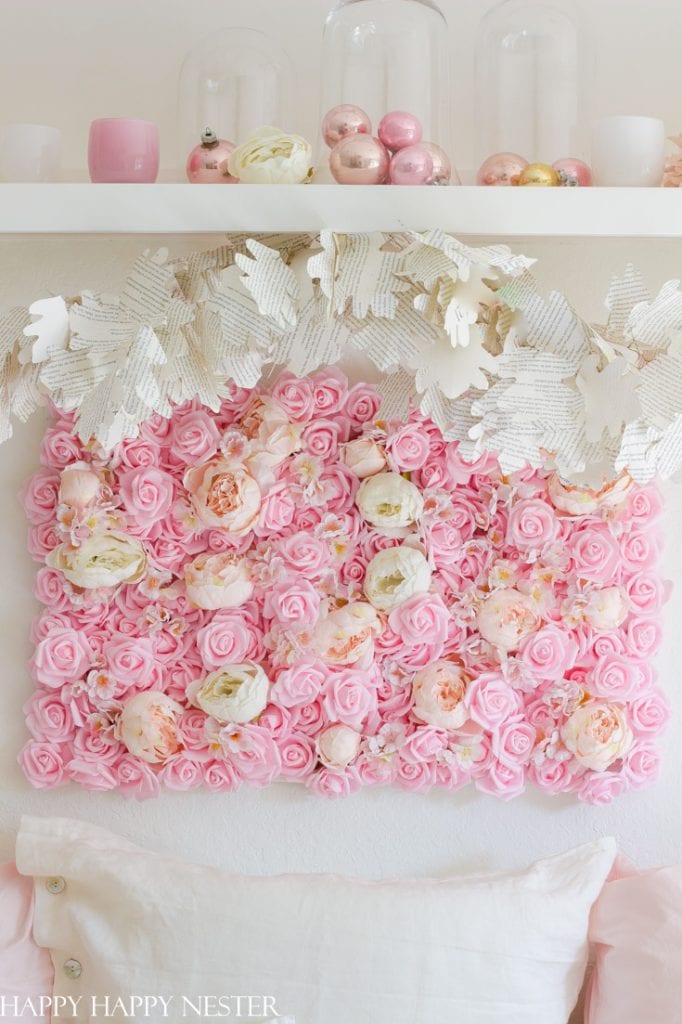 How to Make a DIY Flower Wall