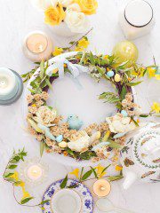 How to Dry Flowers and Make a Wreath