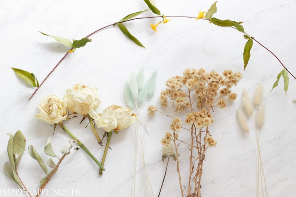 How to Dry Flowers and Make a Wreath - Happy Happy Nester