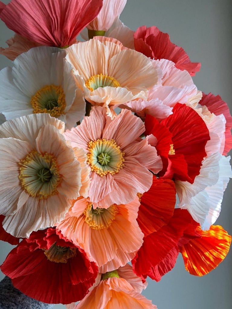 paper poppies - My French Twist