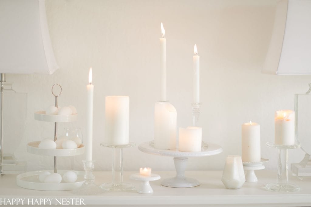 candle tip for table decorations