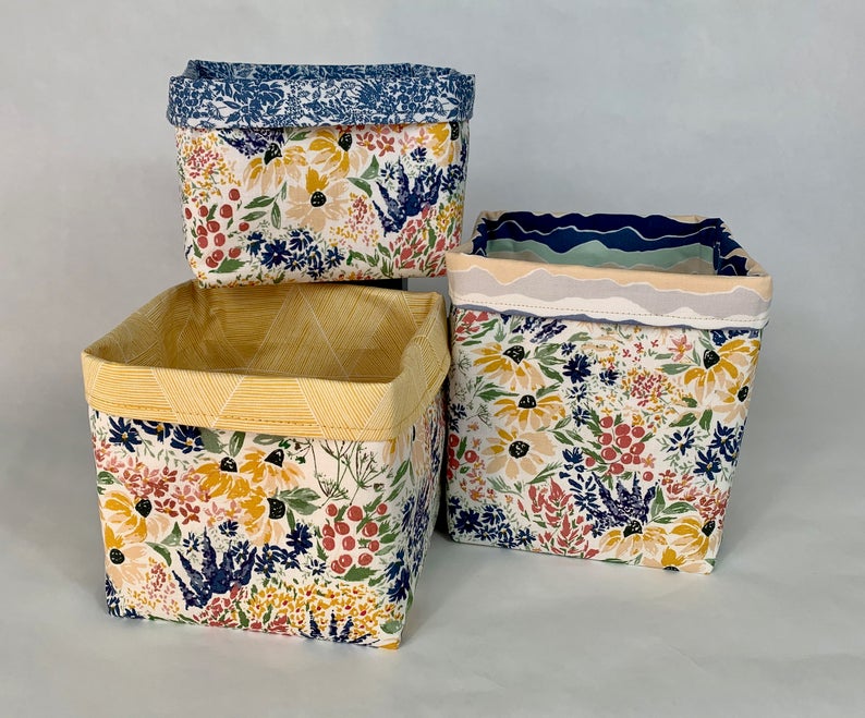 pretty floral baskets