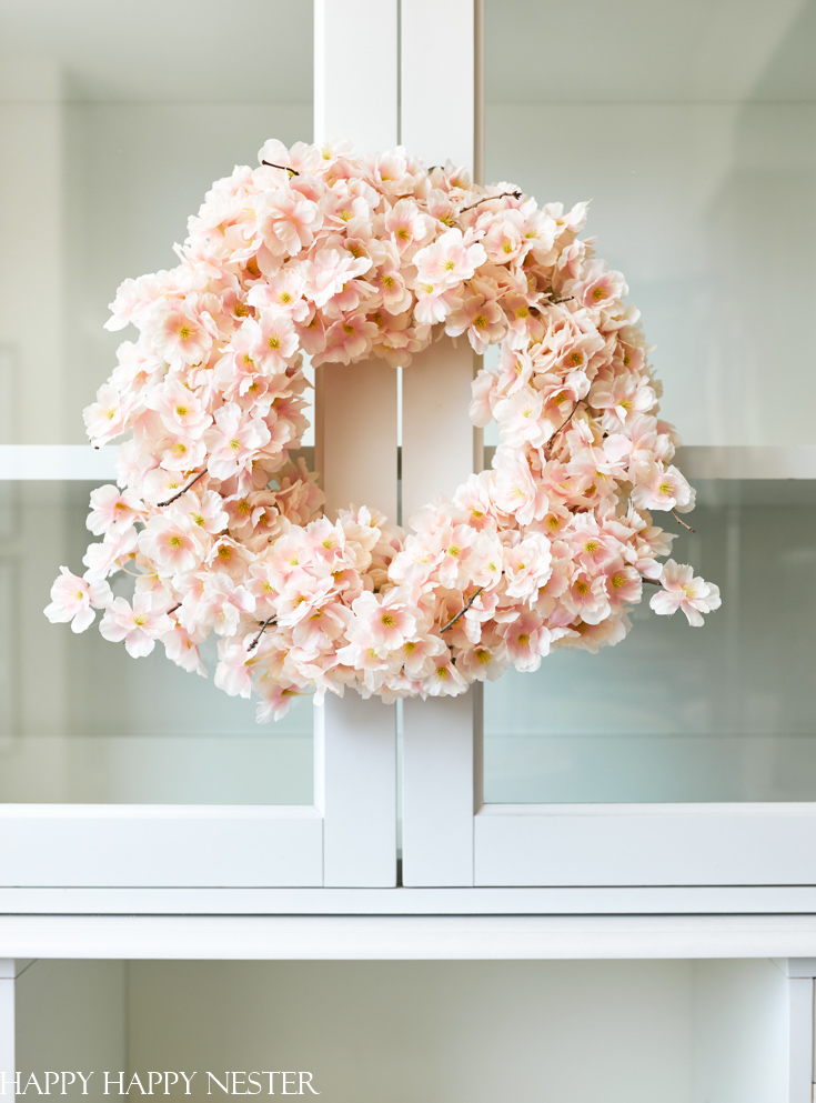 faux flower wreath diy