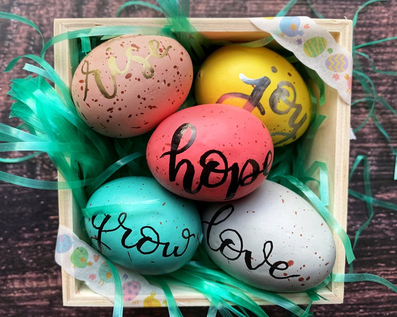 decorative easter eggs