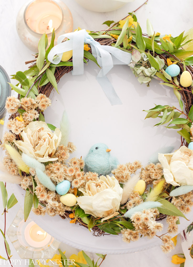 How to Dry Flowers and Make a Wreath - Happy Happy Nester