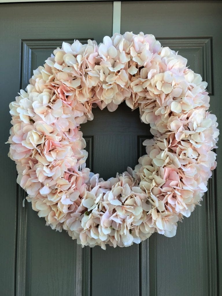 spring flower wreath