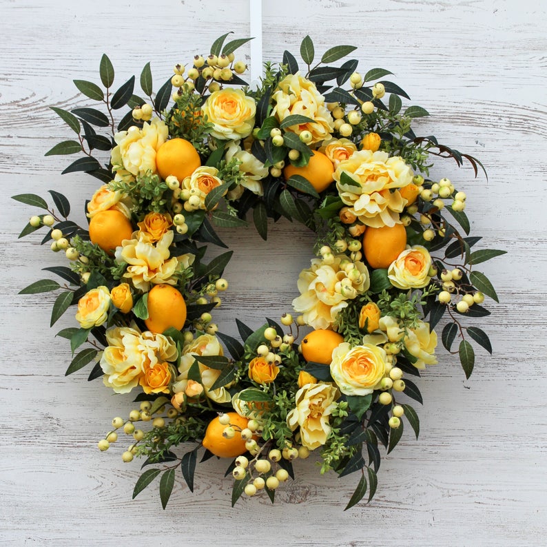 cute wreath for spring