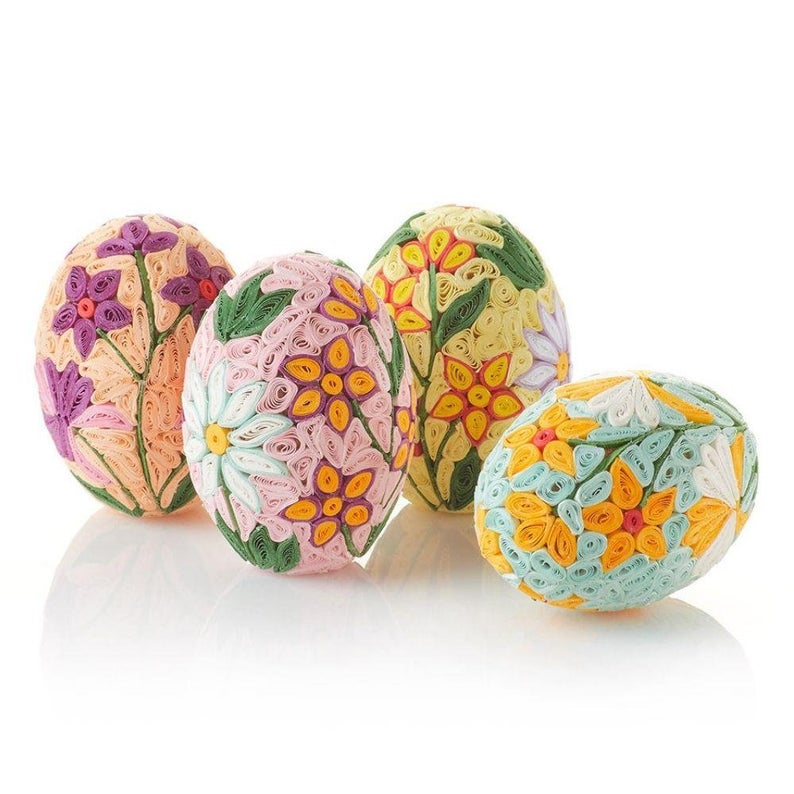 20 eggs Hand-painted wooden Easter Eggs Egg Decorations no plastic 