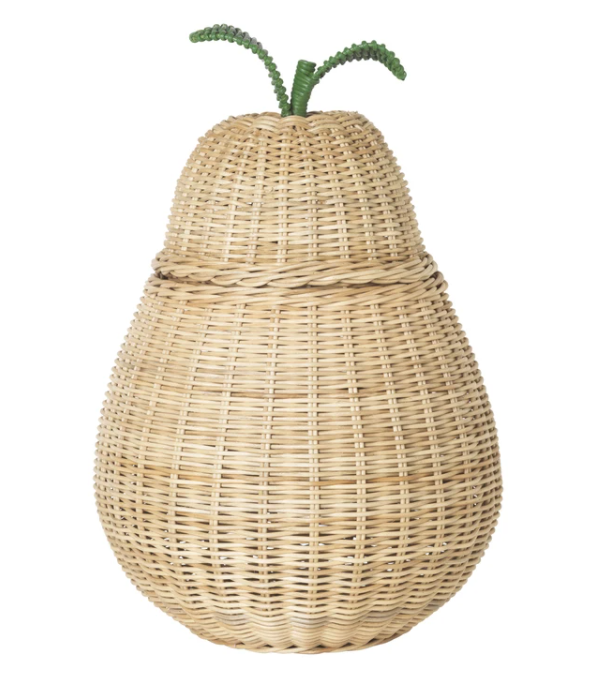 braided pear basket