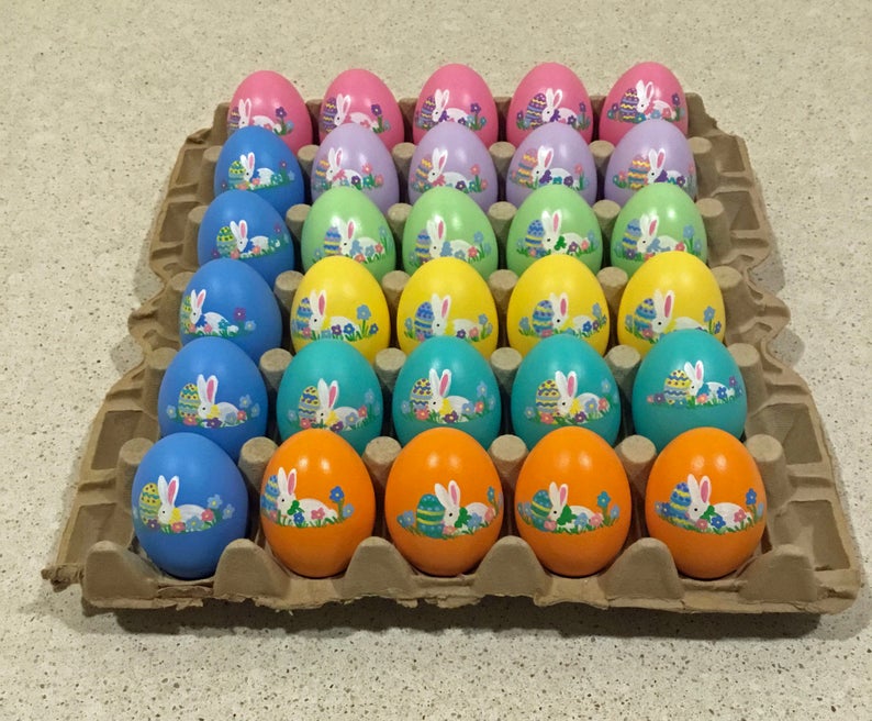 hand-painted decorative easter eggs