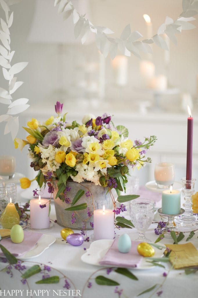 pretty spring table