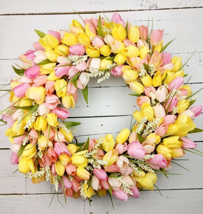 tulip wreath