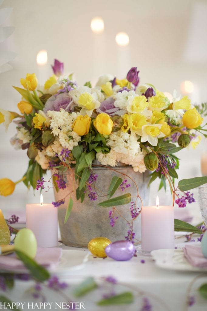 easter flower arrangement