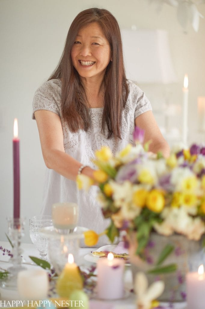 spring tablescape