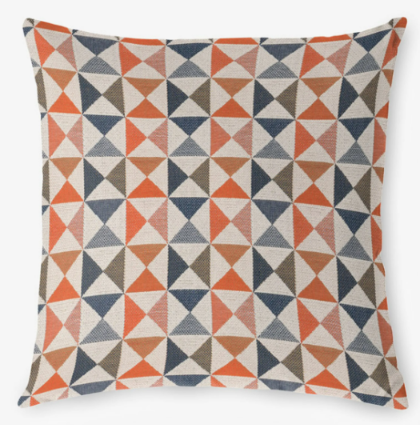 geometric design pillow