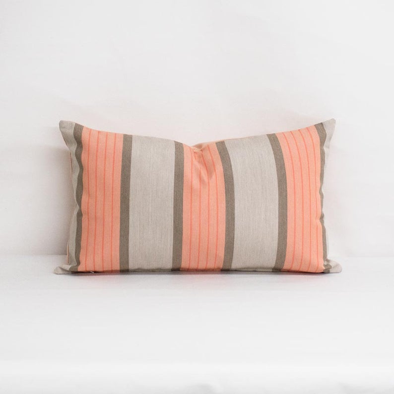 sunbrella stripe best summer throw pillow