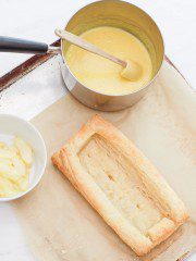 french apple custard tart