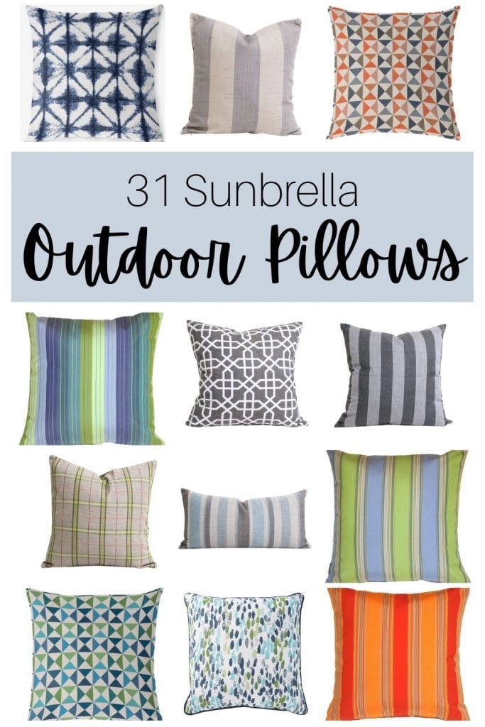 best outdoor pillows