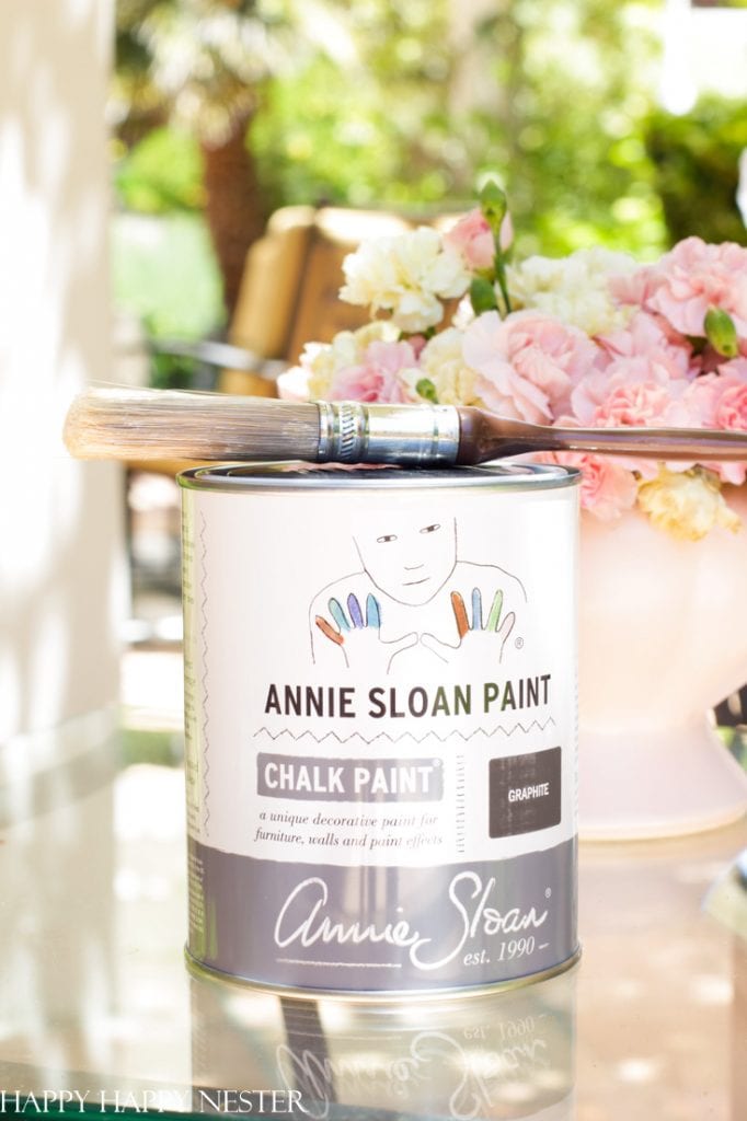 annie sloan chalk paint on metal