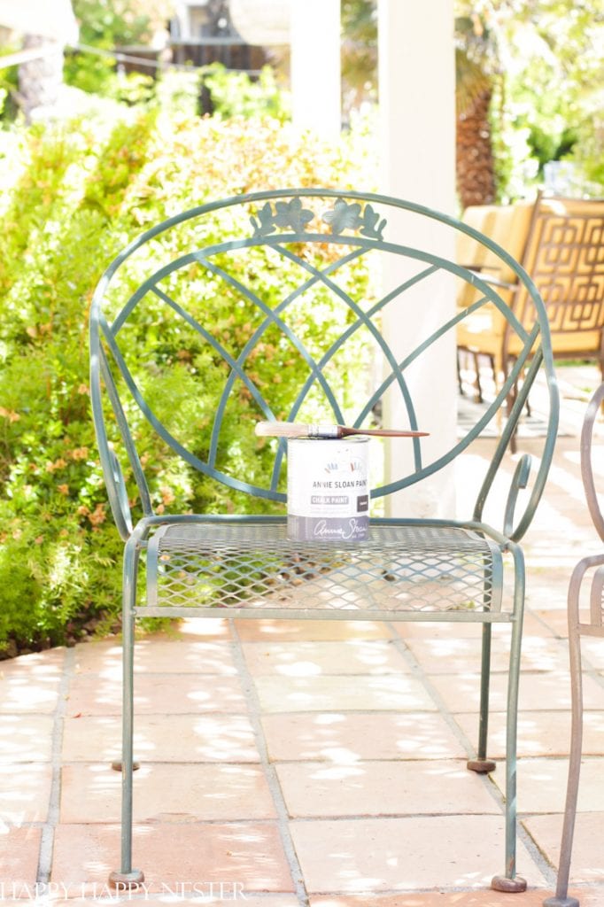 Chalk Paint On Metal And How To, Can You Use Chalk Paint On Metal Outdoor Furniture